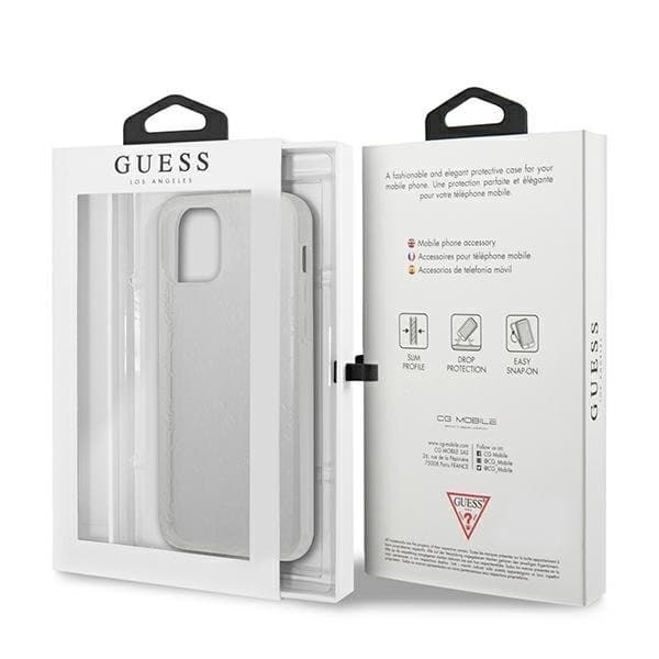 Guess Skal iPhone 12 & 12 Pro 3D Pattern Collection - Transparent