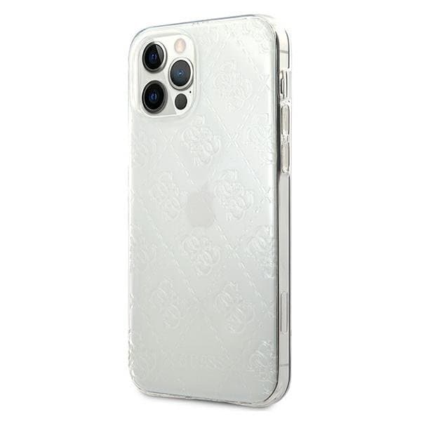 Guess Skal iPhone 12 & 12 Pro 3D Pattern Collection - Transparent