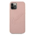Miniatyrbild 3 av 8: GUESS Skal iPhone 12 & 12 Pro Saffiano Vintage - Rosa