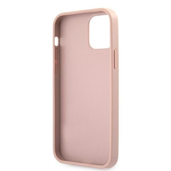 GUESS Skal iPhone 12 & 12 Pro Saffiano Vintage - Rosa
