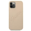 Miniatyrbild 3 av 8: GUESS Skal iPhone 12 & 12 Pro Saffiano Vintage - Guld