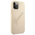 Miniatyrbild 4 av 8: GUESS Skal iPhone 12 & 12 Pro Saffiano Vintage - Guld
