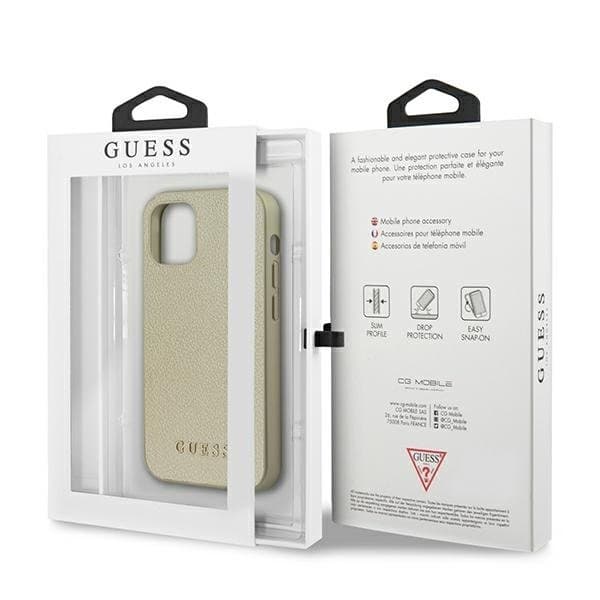 Guess Skal iPhone 12 Mini Iridescent - Guld