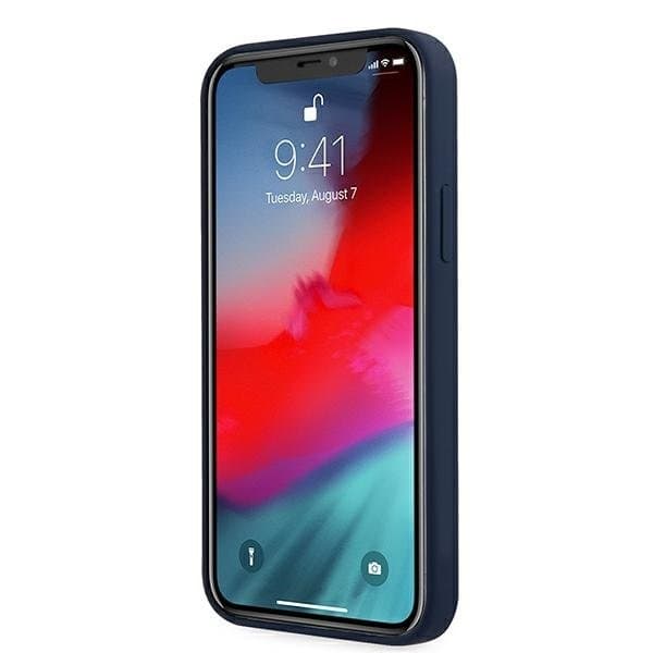 Guess iPhone 12 Pro Max Skal Script Vintage - Blå