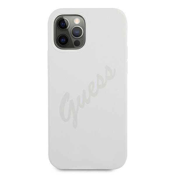 Guess iPhone 12 Pro Max Skal Script Vintage - Cream