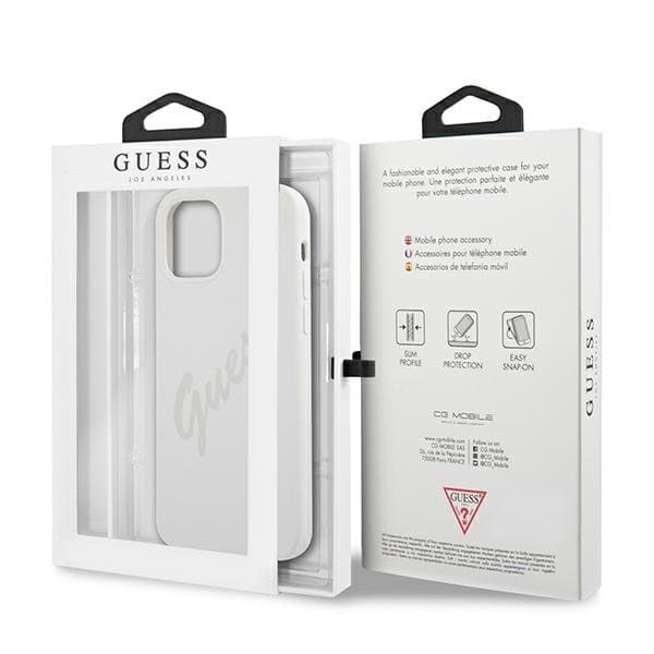 Guess iPhone 12 Pro Max Skal Script Vintage - Cream