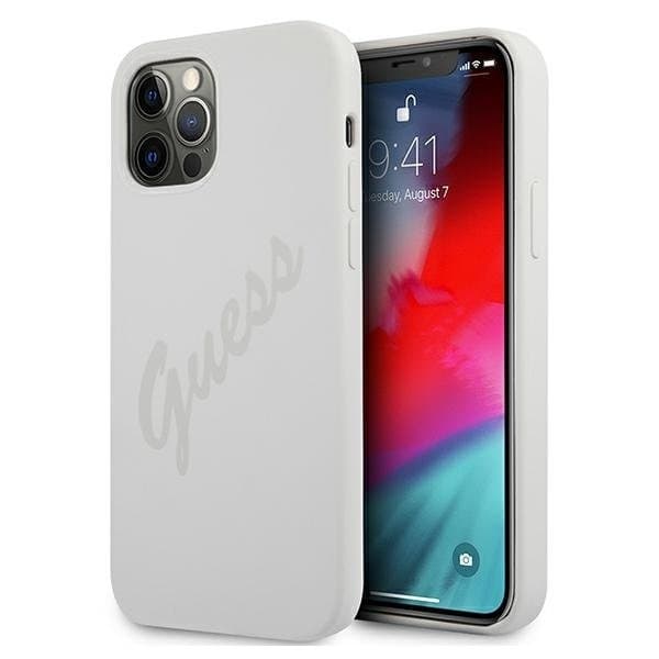 Guess iPhone 12 Pro Max Skal Script Vintage - Cream