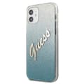 Miniatyrbild 2 av 8: Guess Skal iPhone 12 Mini Glitter Gradient Script - Blå