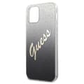 Miniatyrbild 7 av 11: Guess Skal iPhone 12 & 12 Pro Glitter Gradient Script - Svart