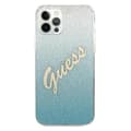 Miniatyrbild 3 av 8: Guess iPhone 12 Pro Max Skal Glitter Gradient Script - Blå