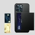 Miniatyrbild 2 av 6: Hybrid Skal med Kortplats till iPhone 13 Pro Max - Guld