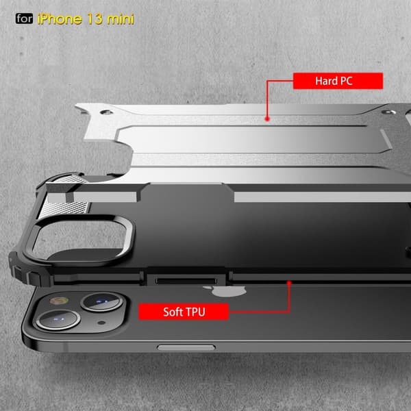 Armor Guard Mobilskal till Apple iPhone 13 Mini - Silver