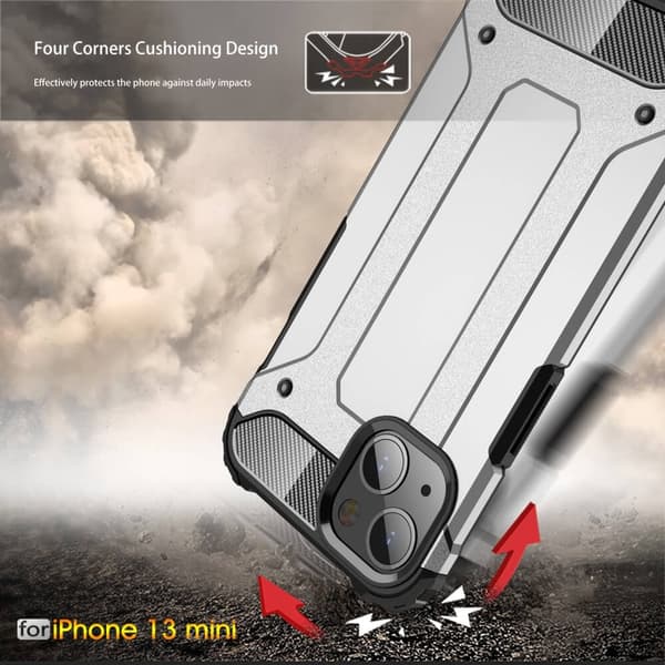Armor Guard Mobilskal till Apple iPhone 13 Mini - Silver