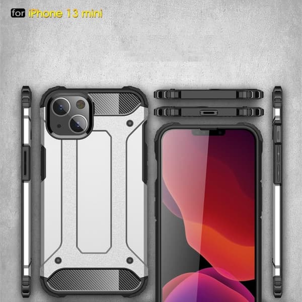 Armor Guard Mobilskal till Apple iPhone 13 Mini - Silver