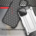 Miniatyrbild 3 av 6: Armor Guard Mobilskal till iPhone 13 Pro - Silver