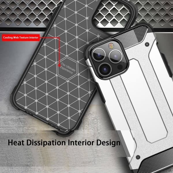 Armor Guard Mobilskal till iPhone 13 Pro - Silver