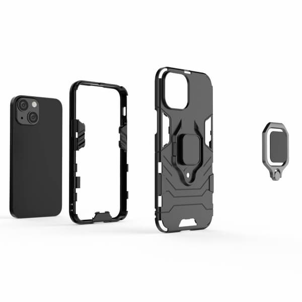 Ring Holder mobilskal till iPhone 13 mini - Svart