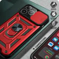 Miniatyrbild 5 av 6: Camshield Mobilskal med Ringhållare iPhone 13 Pro - Svart