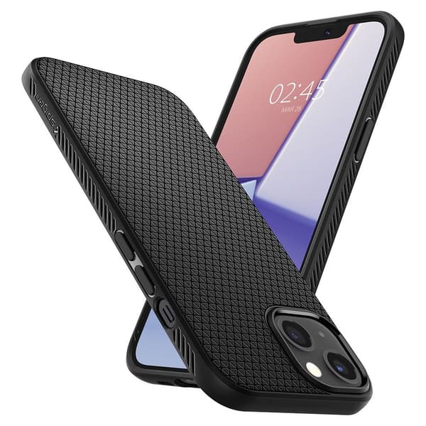 Spigen Liquid Air Mobilskal iPhone 13 - Matte Svart