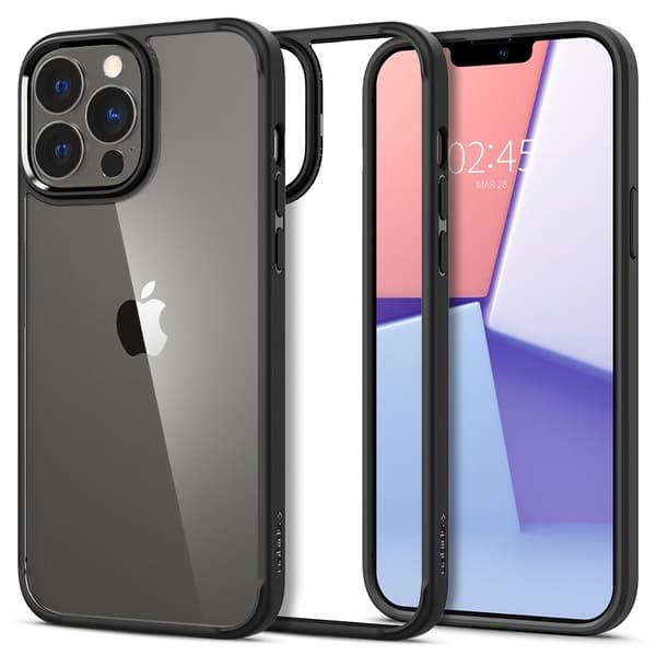 Spigen Ultra Hybrid Skal iPhone 13 Pro Max - Matte Svart