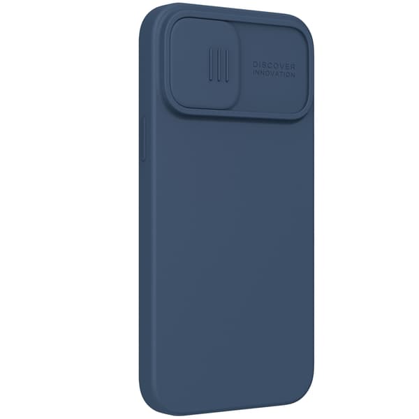 Nillkin CamShield Silky Silikon Skal iPhone 13 Pro Max - Blå