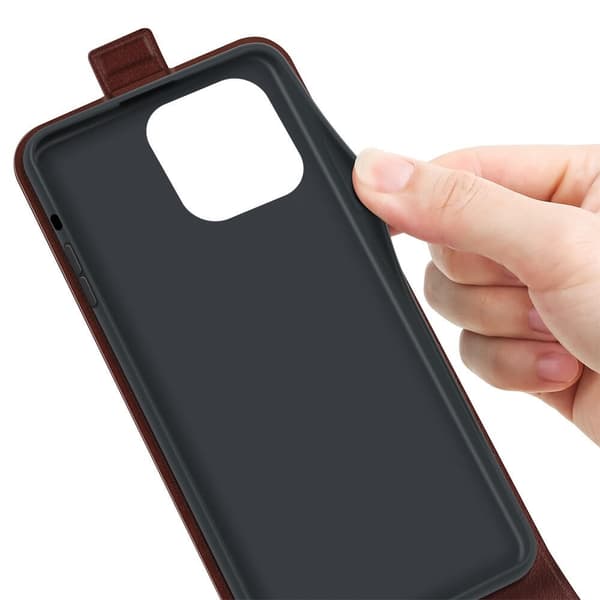 Flipfodral med kortplats till iPhone 13 Pro - Brun