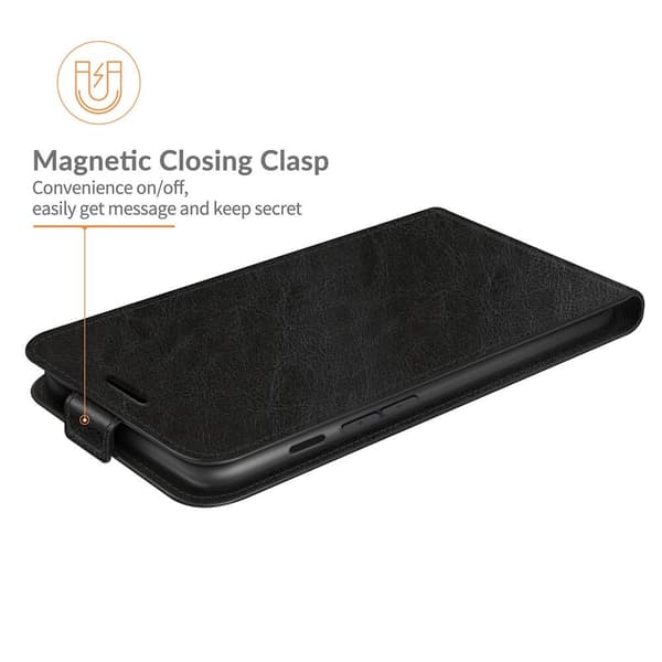 Flipfodral med kortplats till iPhone 13 Mini - Svart