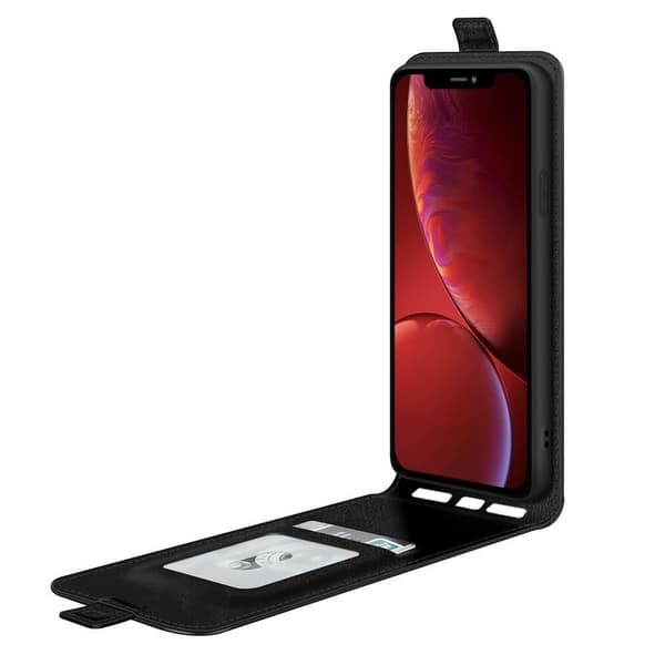 Flipfodral med kortplats till iPhone 13 Mini - Svart