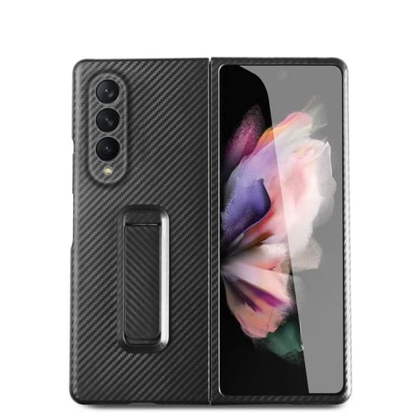Carbon Fiber Mobilskal till Samsung Galaxy Z Fold 3 - Svart