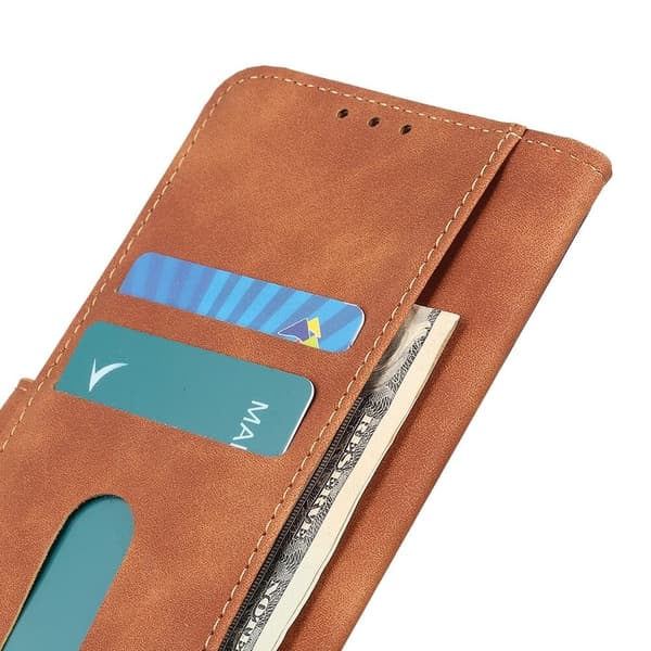 Khazneh Retro Plånboksfodral till iPhone 13 Mini - Brun