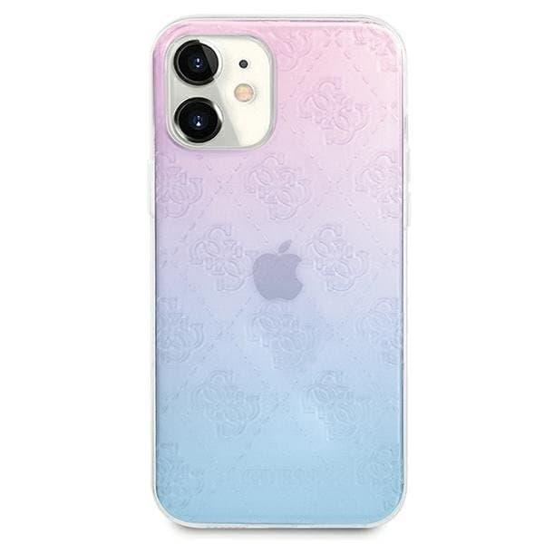 Guess Skal iPhone 12 mini 3D Pattern Collection - Blå