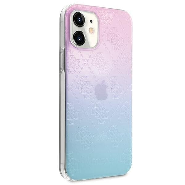 Guess Skal iPhone 12 mini 3D Pattern Collection - Blå