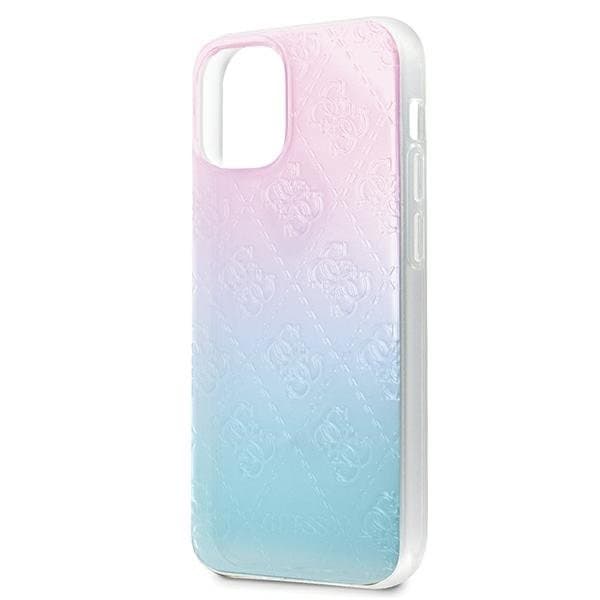 Guess Skal iPhone 12 mini 3D Pattern Collection - Blå