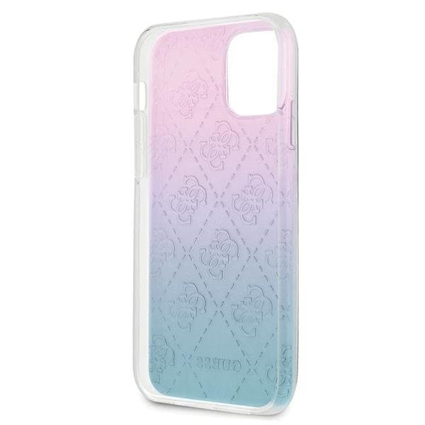 Guess Skal iPhone 12 mini 3D Pattern Collection - Blå