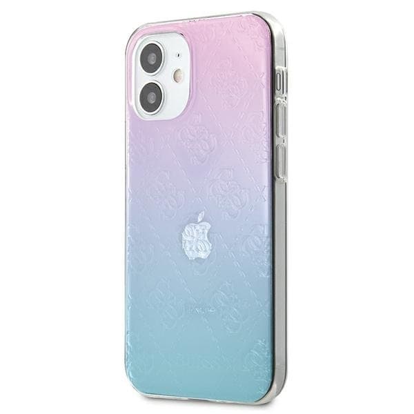 Guess Skal iPhone 12 mini 3D Pattern Collection - Blå