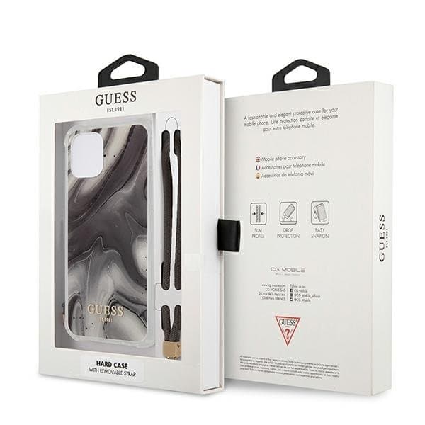 Guess Marble Collection Skal iPhone 12 Mini - Grå