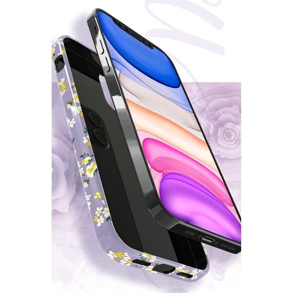 Kingxbar iPhone 12 mini Skal Blossom Swarovski Crystals - Flerfärgad
