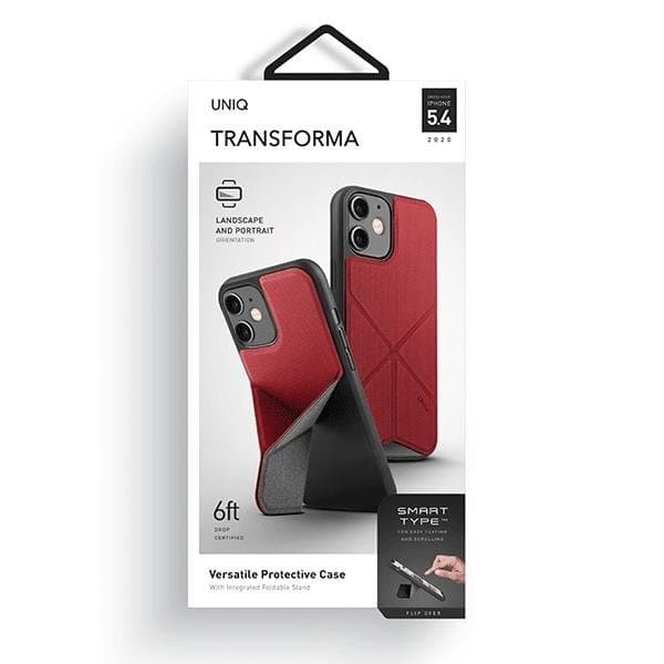 Uniq Transforma Case For iPhone 12 Mini - Röd