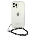 Miniatyrbild 3 av 8: Guess Skal iPhone 12 & 12 Pro Black Pearl - Transparent