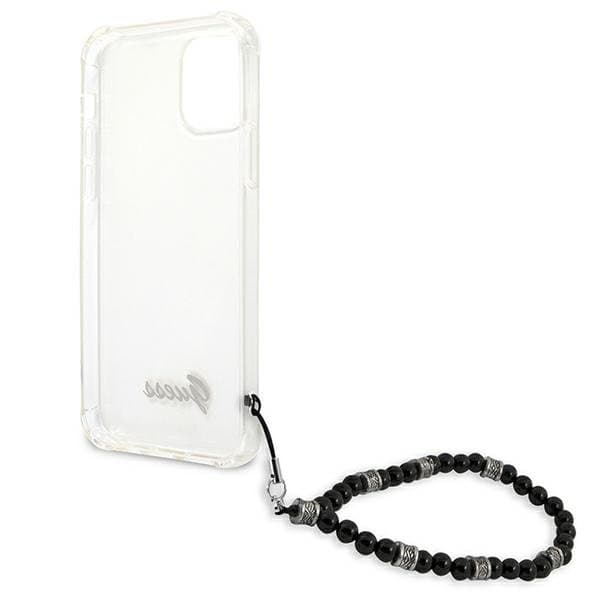 Guess Skal iPhone 12 & 12 Pro Black Pearl - Transparent