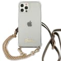 Miniatyrbild 6 av 10: Guess Skal iPhone 12 & 12 Pro Gold Chain - Transparent