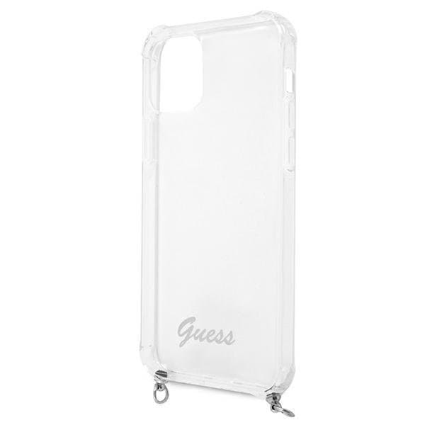 Guess Skal iPhone 12 & 12 Pro Silver Chain - Silver