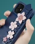 Miniatyrbild 6 av 9: Kingxbar Sweet Swarovski Mobilskal iPhone 12 & 12 Pro - Svart
