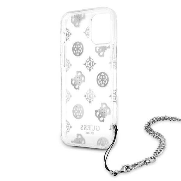 Guess iPhone 12 Pro Max Skal Peony Chain Collection - Silver