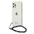 Miniatyrbild 2 av 5: Guess iPhone 12 Pro Max Skal Svart Pearl - Transparent