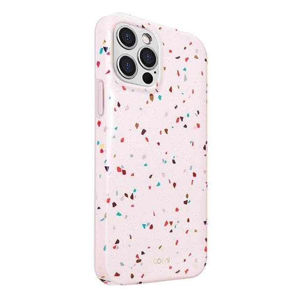 UNIQ Coehl Terrazzo MobiliPhone 12 Pro Max Skal - Rosa