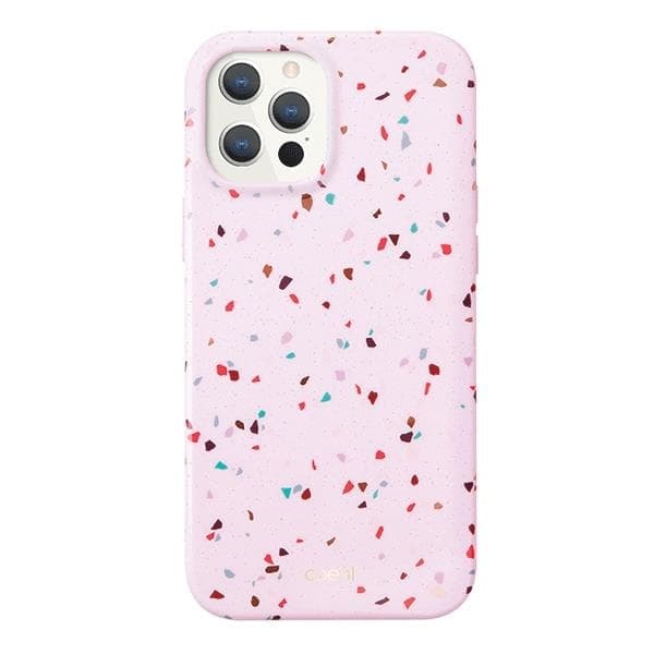 UNIQ Coehl Terrazzo MobiliPhone 12 Pro Max Skal - Rosa