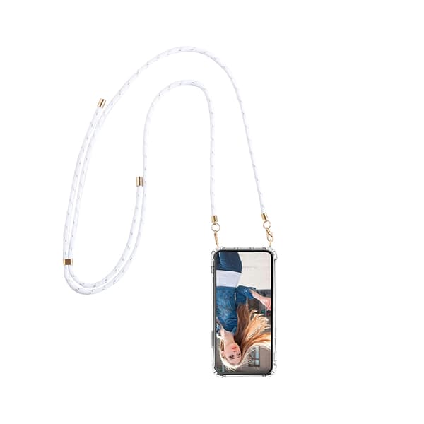 Boom iPhone 13 skal med mobilhalsband- Rope Stipes