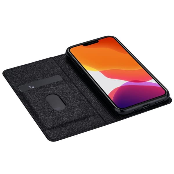 Glittrande Plånboksfodral iPhone 13 Pro - Svart