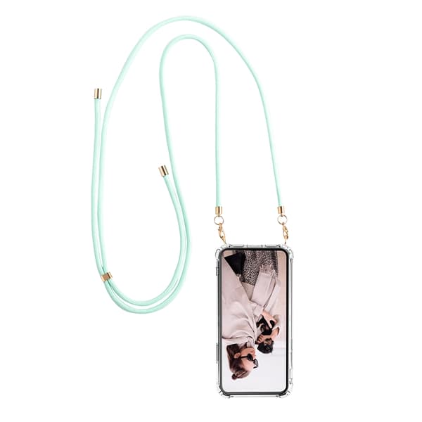 Boom iPhone 13 Pro skal med mobilhalsband- Rope Mint